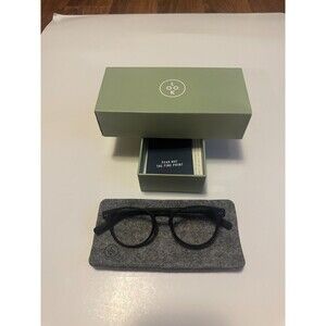 Look Optics Abbey Eyeglasses Frame LK10B +1.00 Womens Black Full Rim 47-20-145